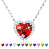 January Heart Necklace-S