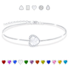 April Heart Bracelet-S