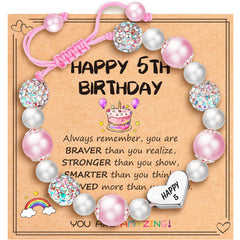 5th Birthday Beaded Bracelet