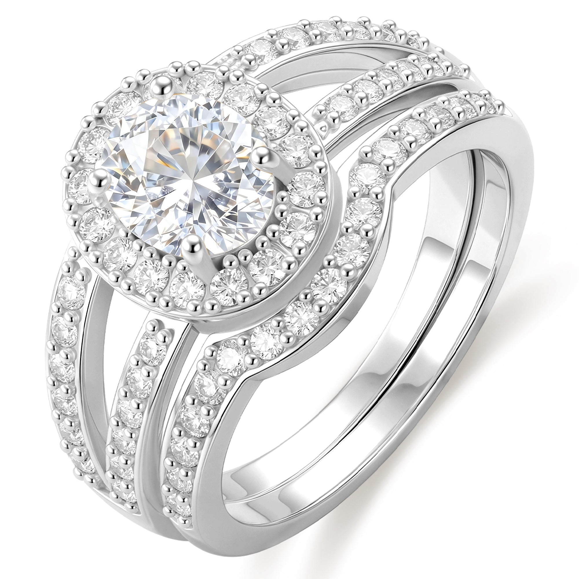 2pcs Oval Rings Set-S-11