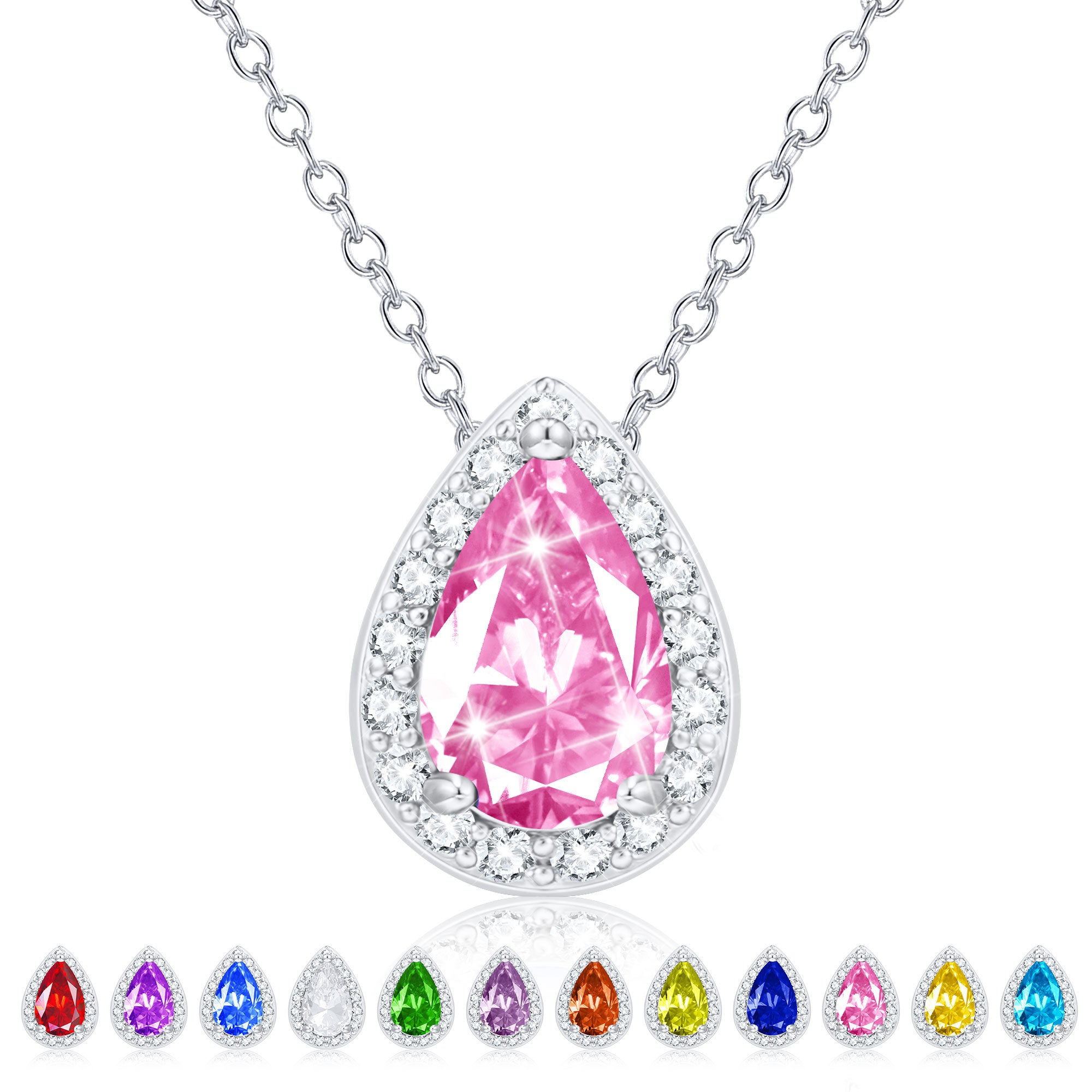 October Drop Necklace-S
