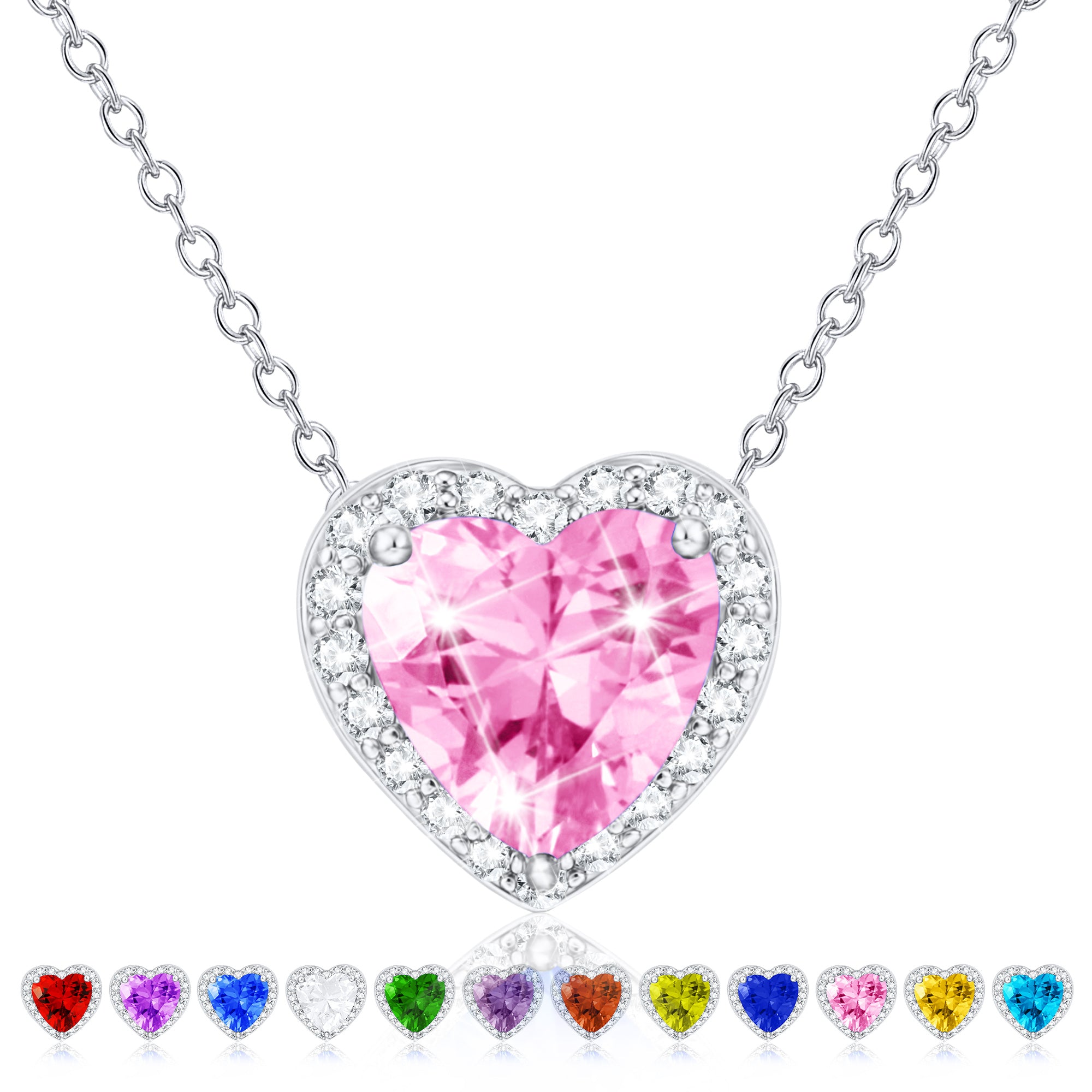 October Heart Necklace-S