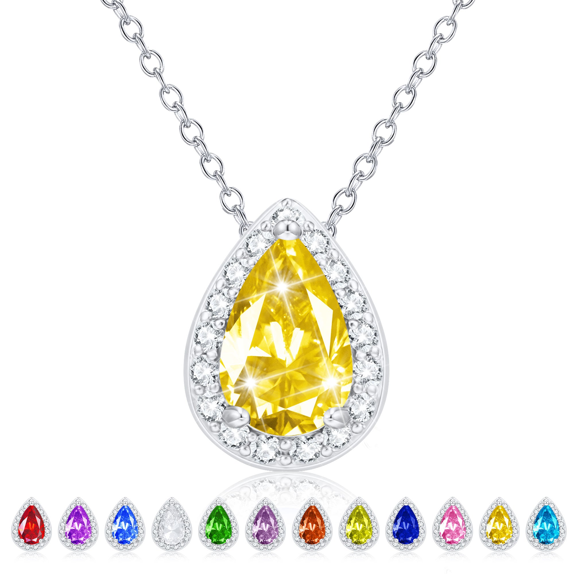 November Drop Necklace-S