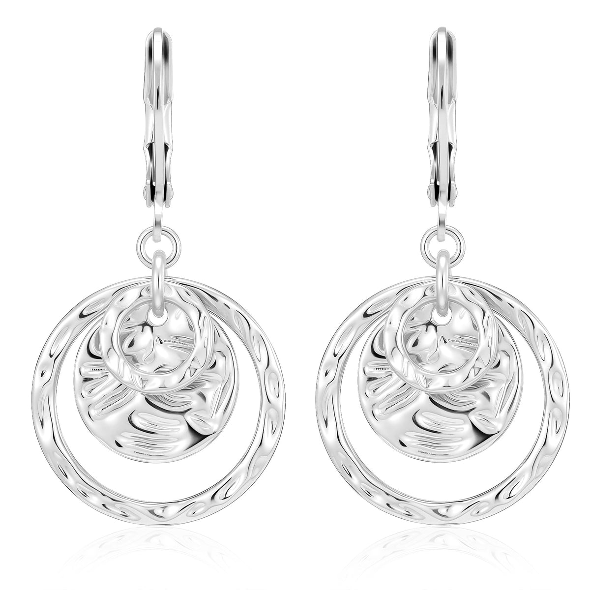 APSVO 18K White Gold Plated Drop Earrings for Women S925 Sterling Silver Post Hypoallergenic Leverback Dangle Earrings Birthday Graduation Jewelry Gifts Teen Mom Girlfriend Wife Age Ideas