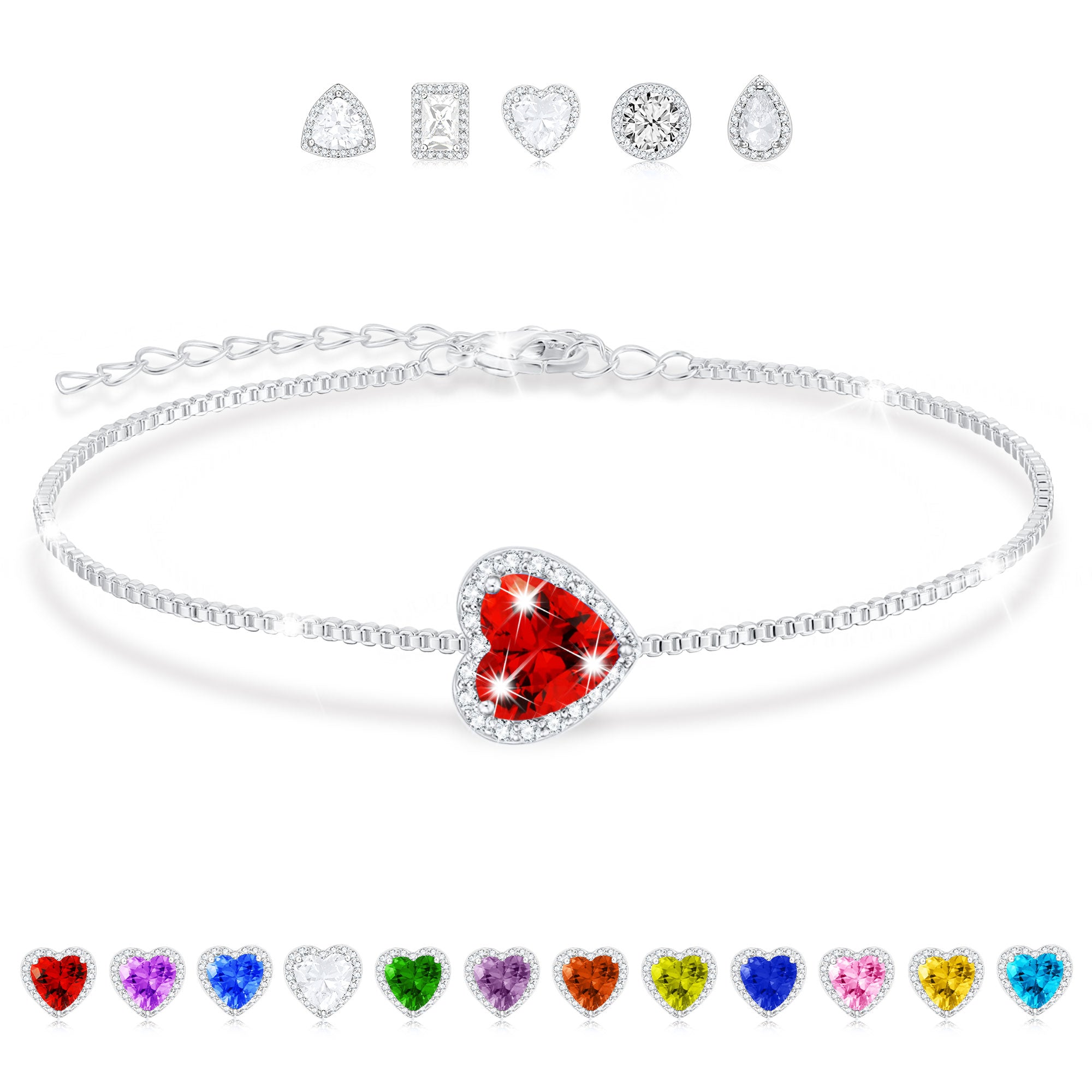 January Heart Bracelet-S