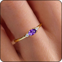 LUNVKY 18K Gold Plated Rings for Women Stackable Non Tarnish Knuckle CZ January Birthstone Ring with Red Garnet Wedding Birthday Graduation Jewelry Gifts Teen Her Wife Mom Adults Female Ideas