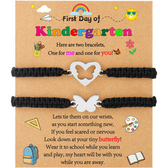 APSVO First Day of Kindergarten Back to School Jewelry Gifts for Mommy and Me Dinosaur Matching Bracelets Set Supplies Stuff Accessory Ideas Daughter Son Granddaughter