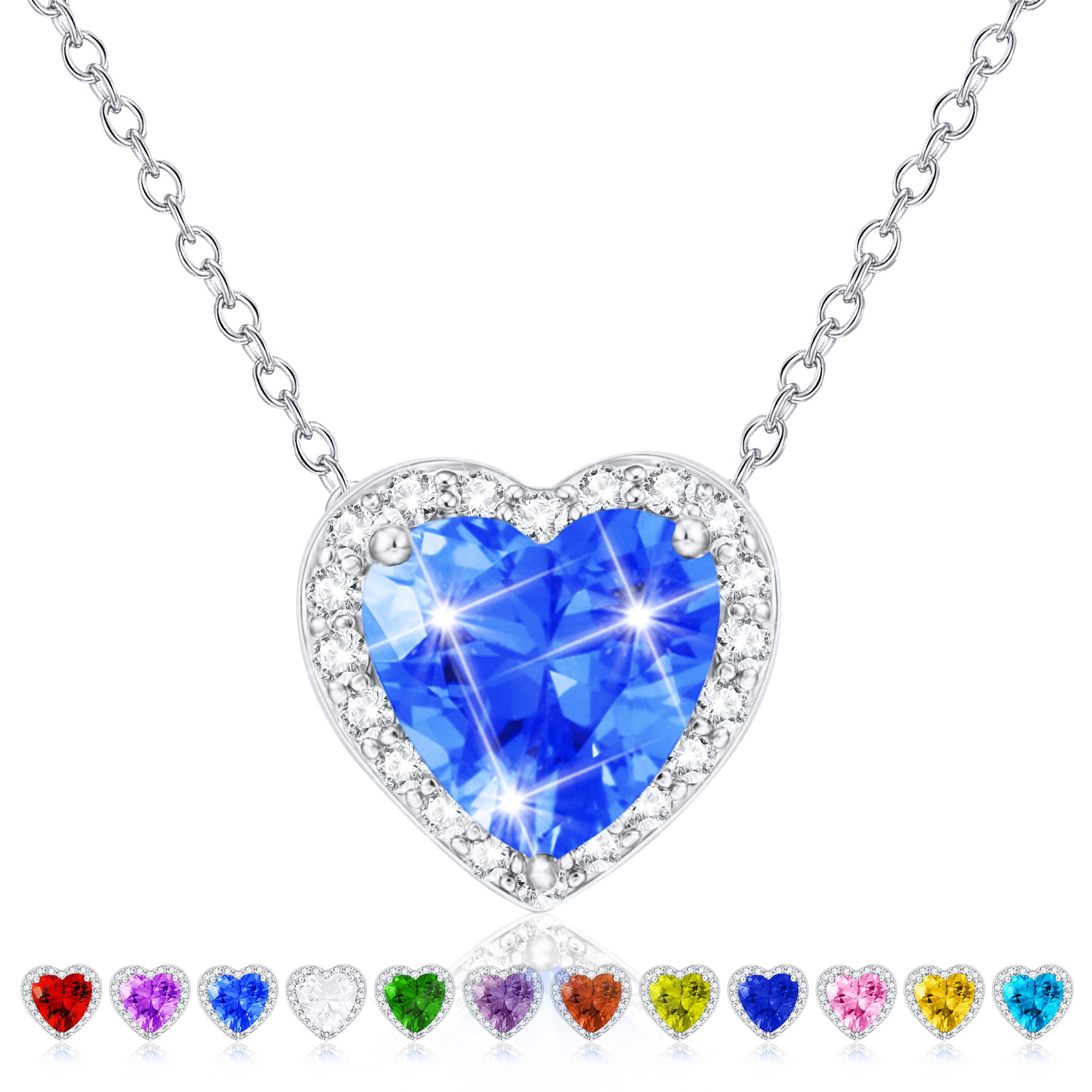 March Heart Necklace-S