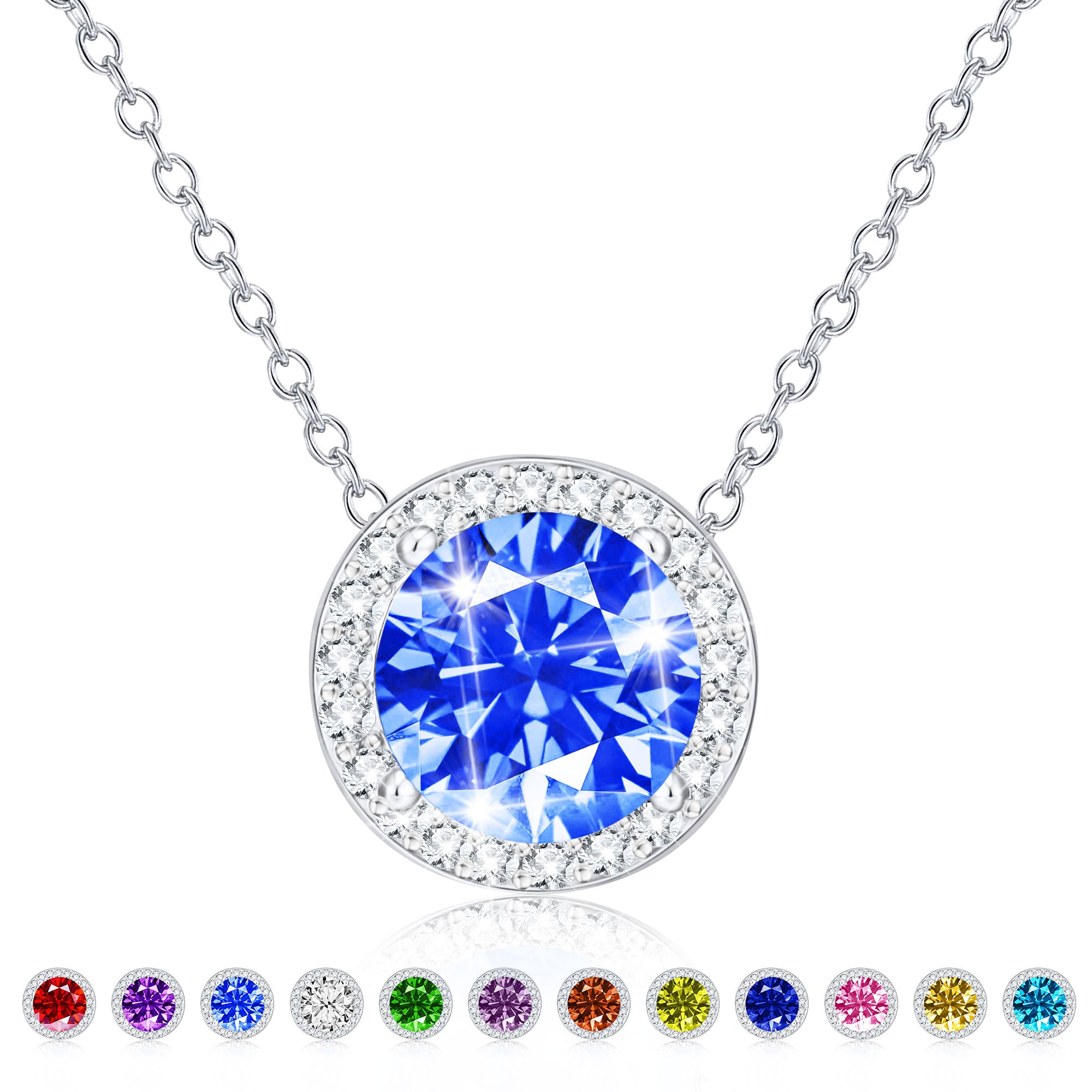 March Round Necklace-S