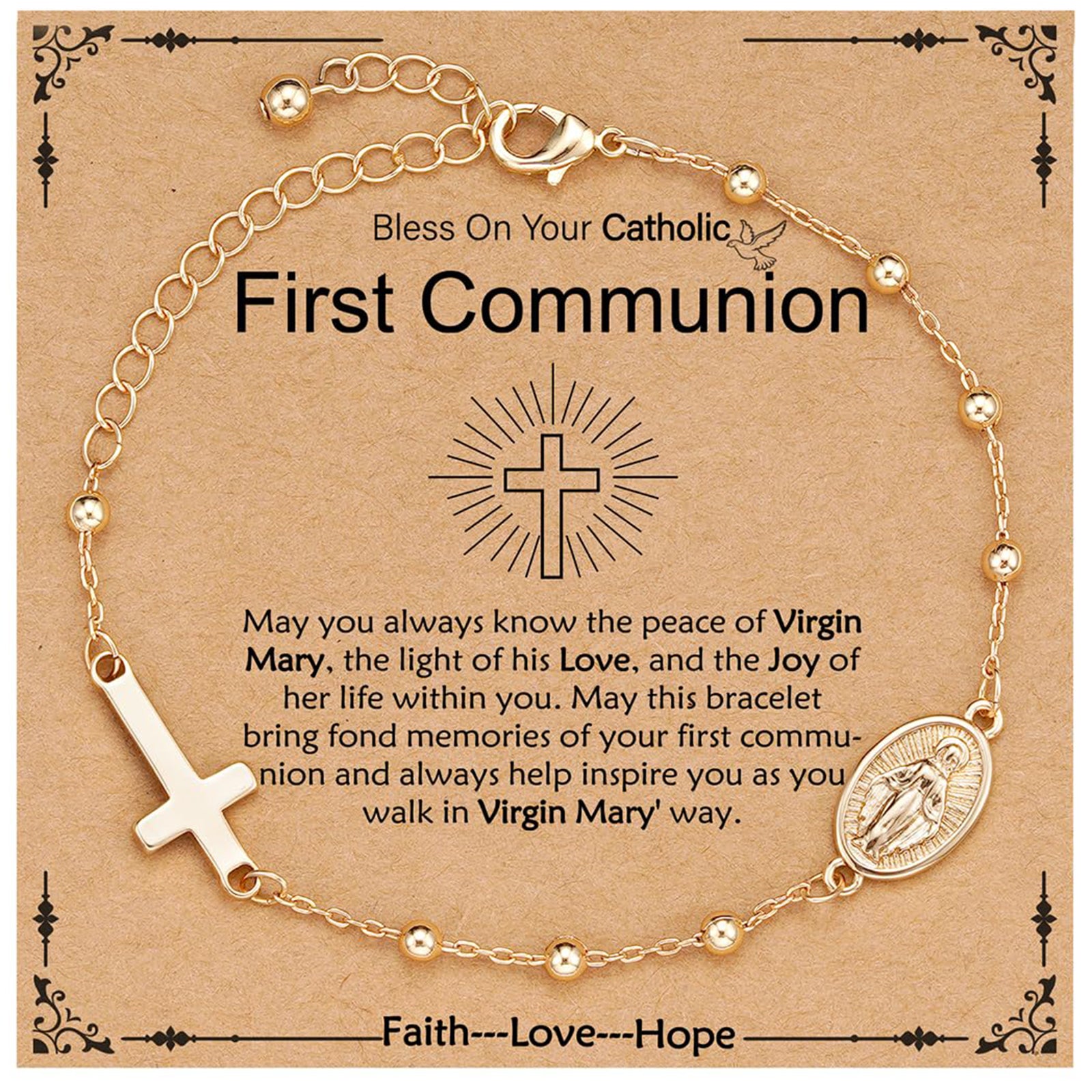 1st communion Bracelet-G