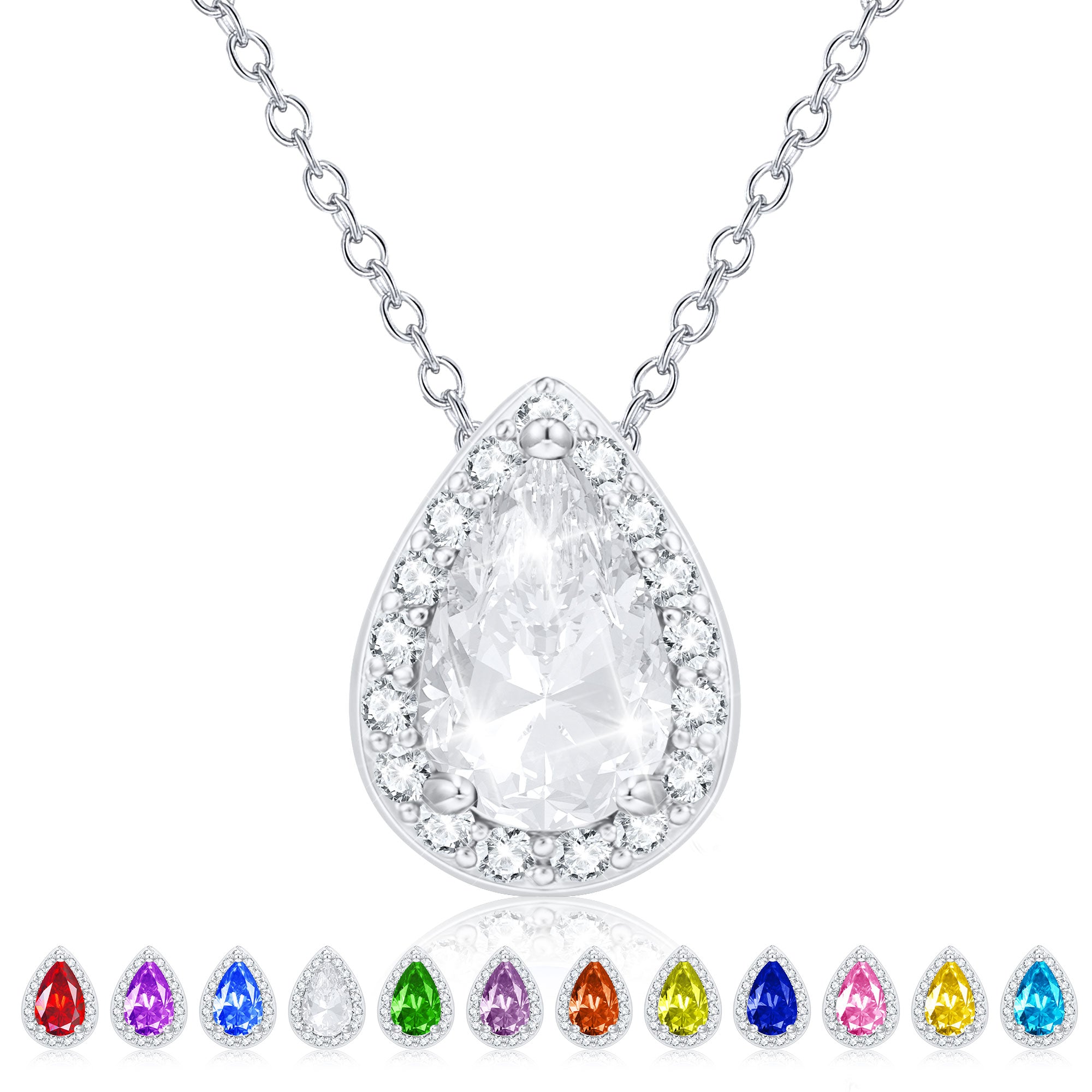 April Drop Necklace-S