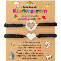 APSVO First Day of Kindergarten Back to School Jewelry Gifts for Mommy and Me Dinosaur Matching Bracelets Set Supplies Stuff Accessory Ideas Daughter Son Granddaughter