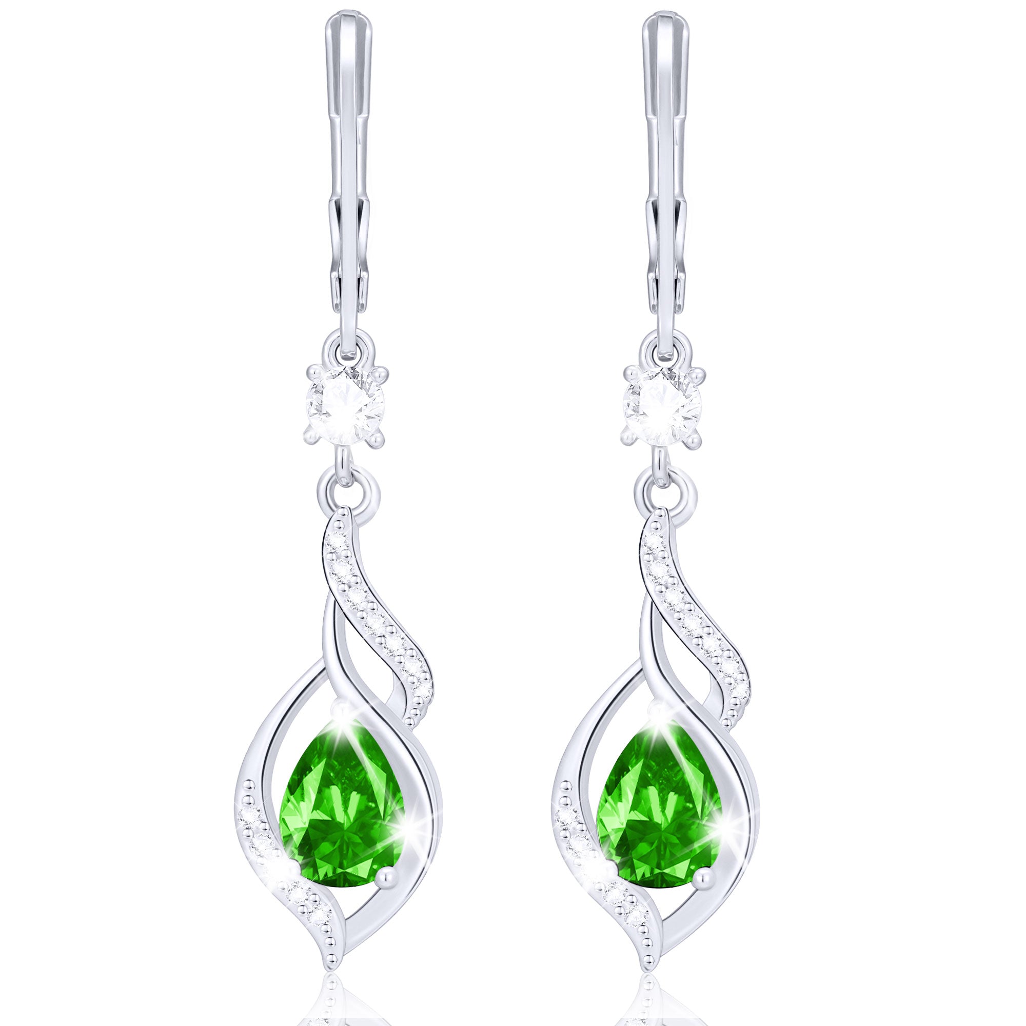 May CZ Drop earring-S