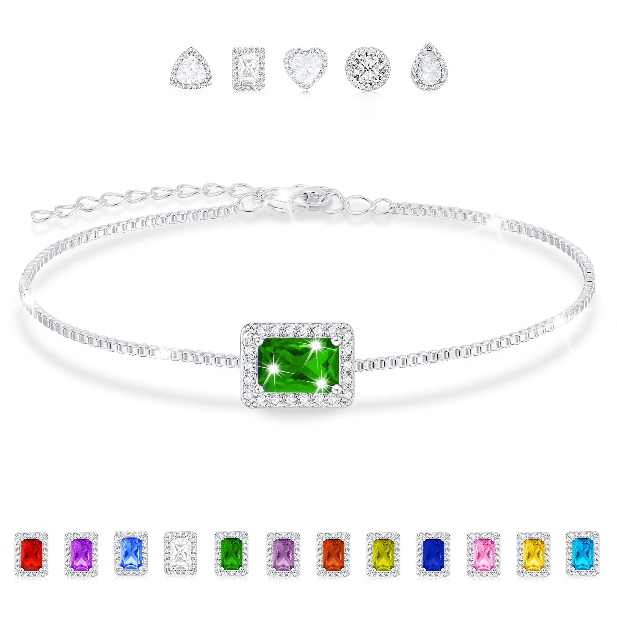 May Rectangle Bracelet-S