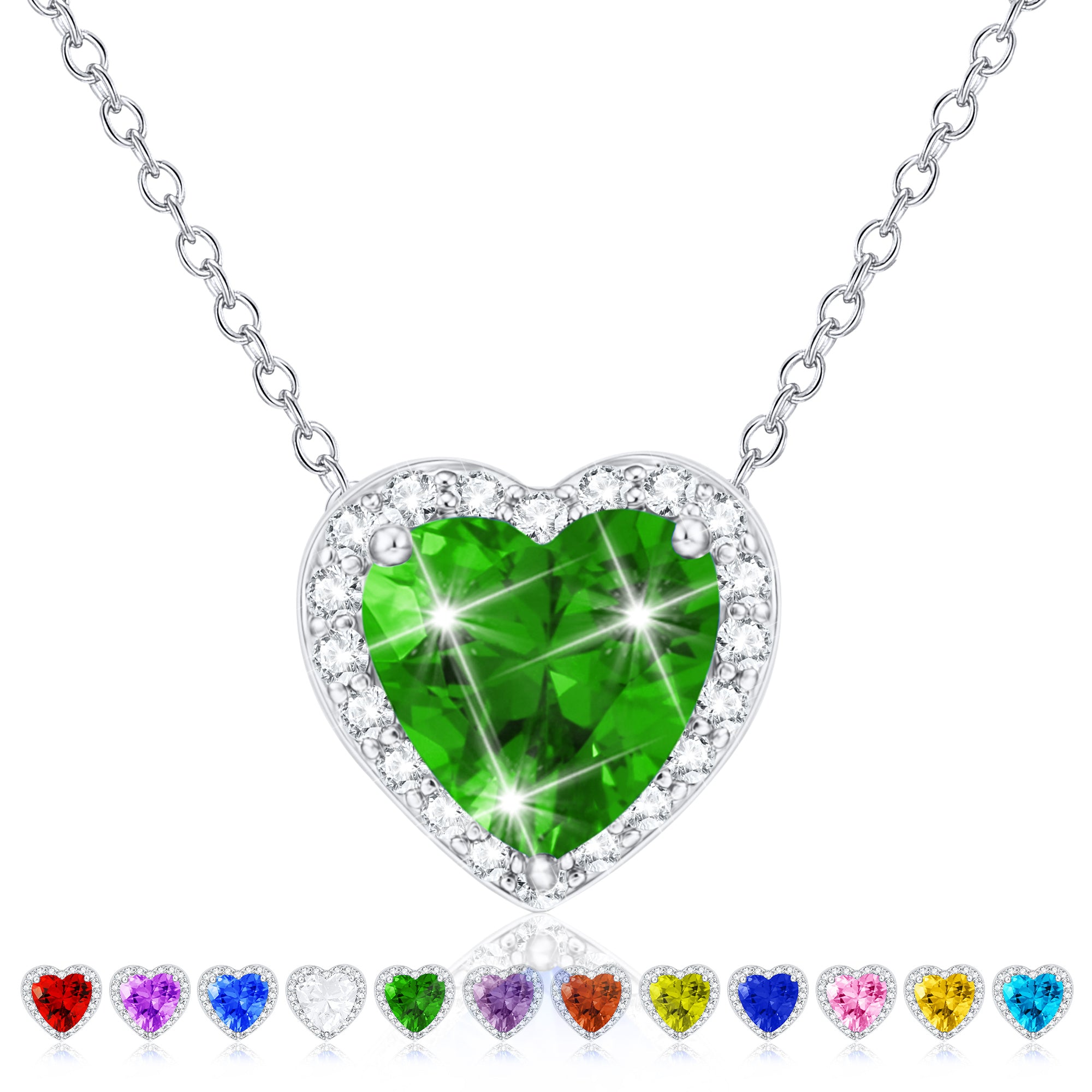 May Heart Necklace-S