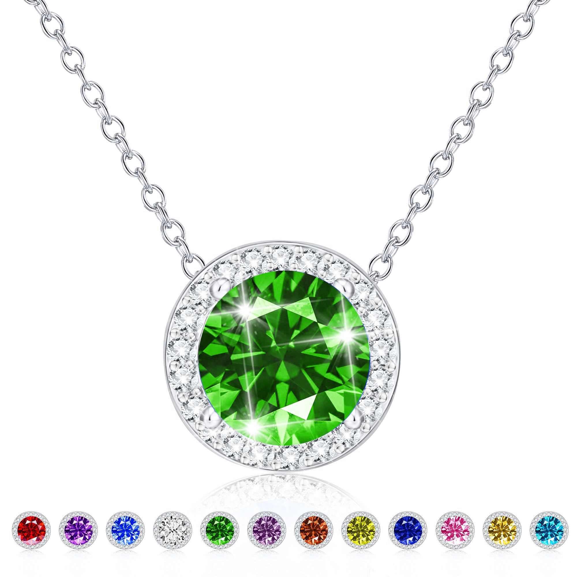 May Round Necklace-S