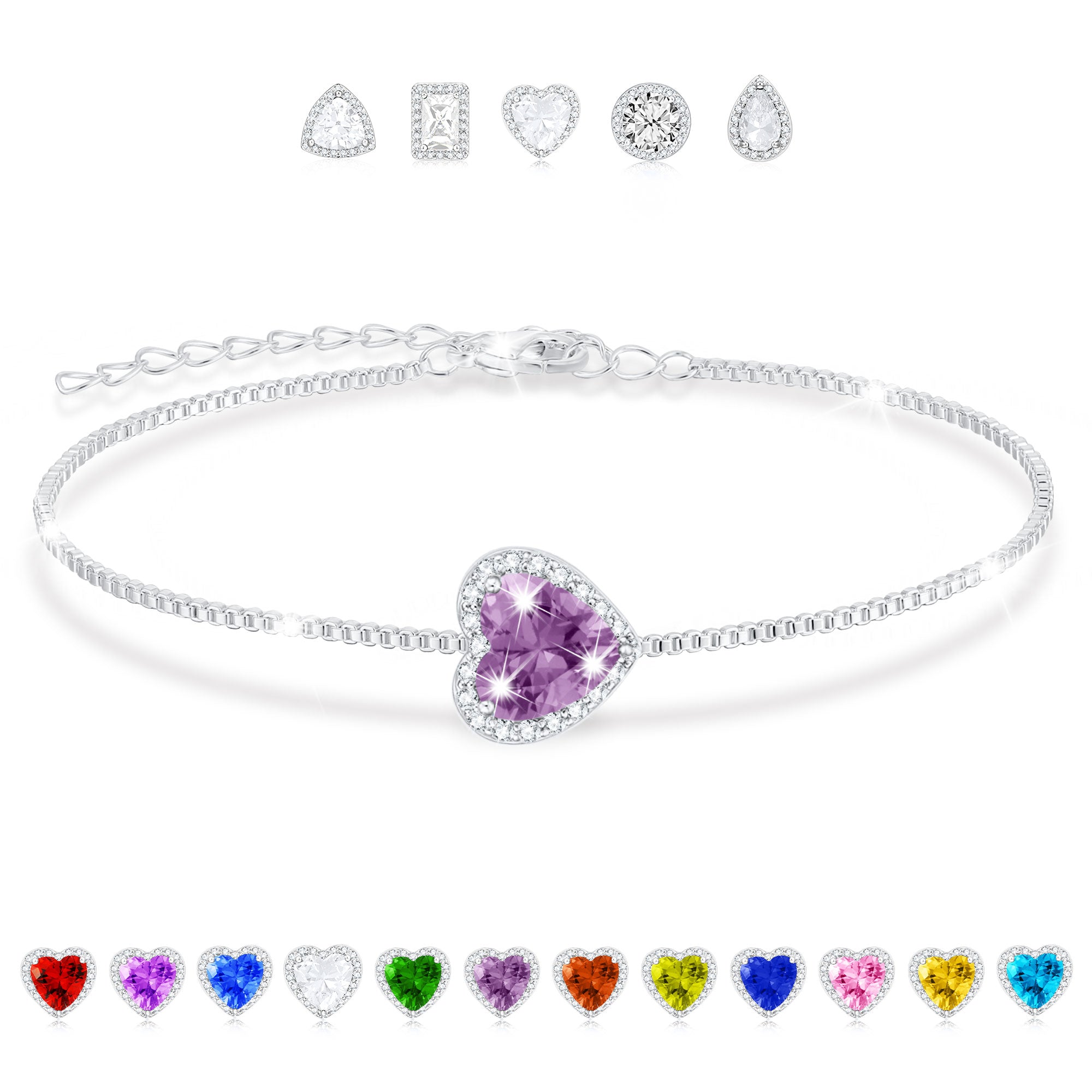 June Heart Bracelet-S
