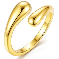 APSVO S925 Sterling Silver Plated Teardrop Rings for Women Statement Stackable Non Tarnish Band Wedding Prom Birthday Graduation Mothers Day Jewelry Gifts Teen Mom Her Girlfriend Wife Adults Ideas