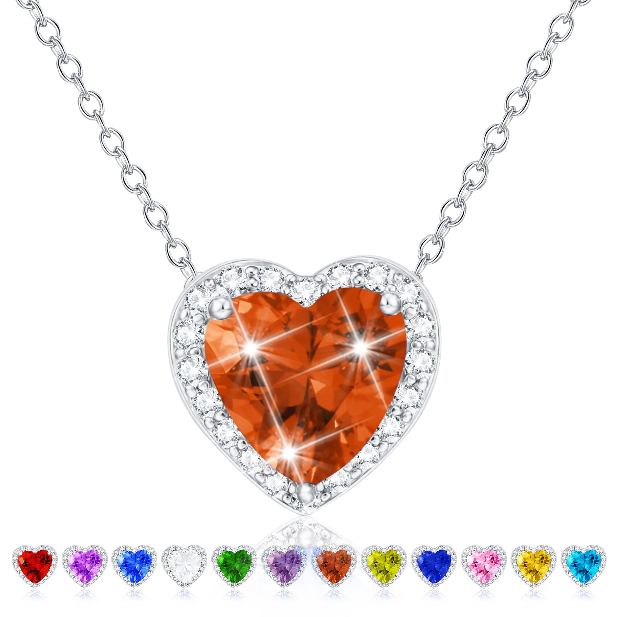 July Heart Necklace-S