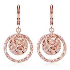 APSVO 18K White Gold Plated Drop Earrings for Women S925 Sterling Silver Post Hypoallergenic Leverback Dangle Earrings Birthday Graduation Jewelry Gifts Teen Mom Girlfriend Wife Age Ideas