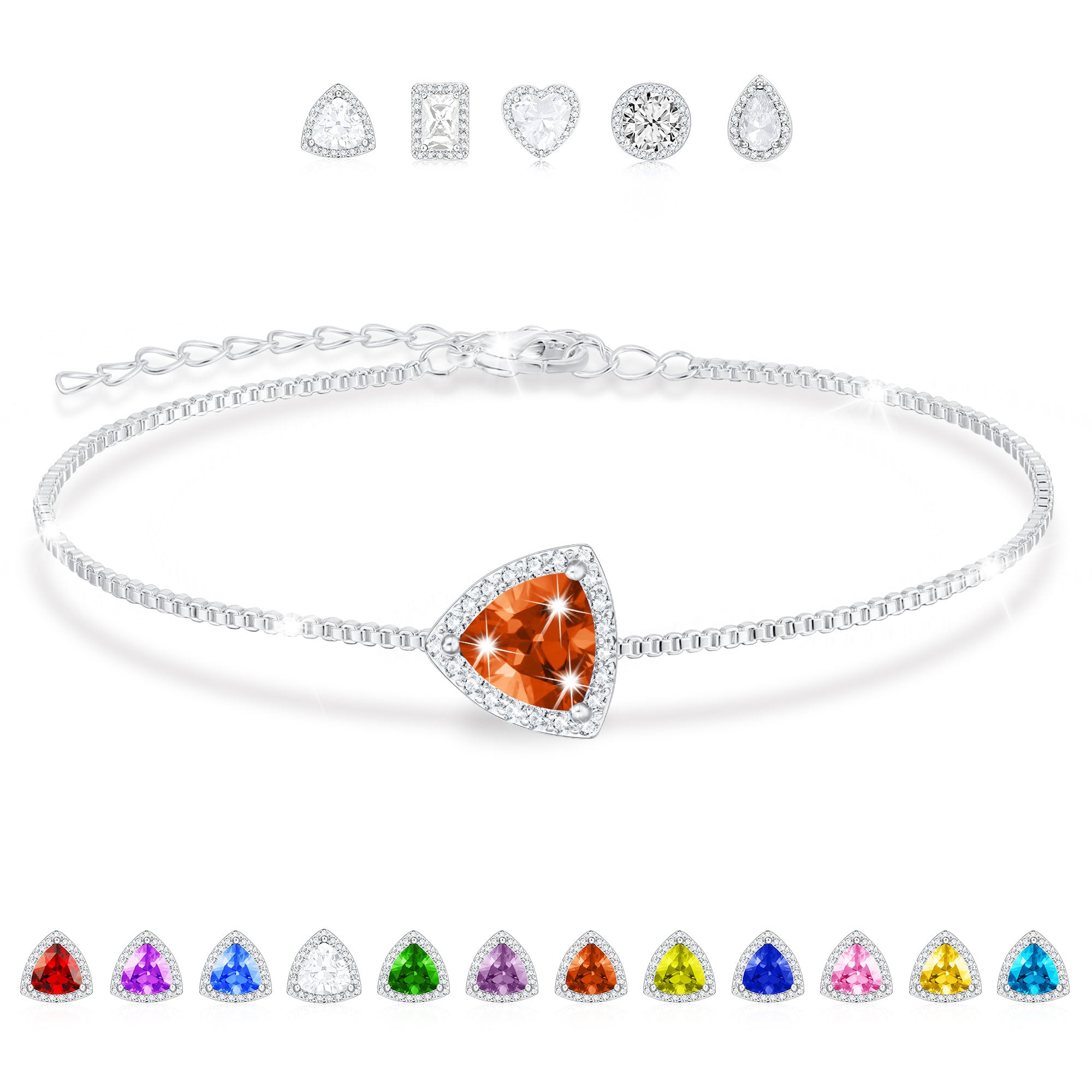 July Triangle Bracelet-S