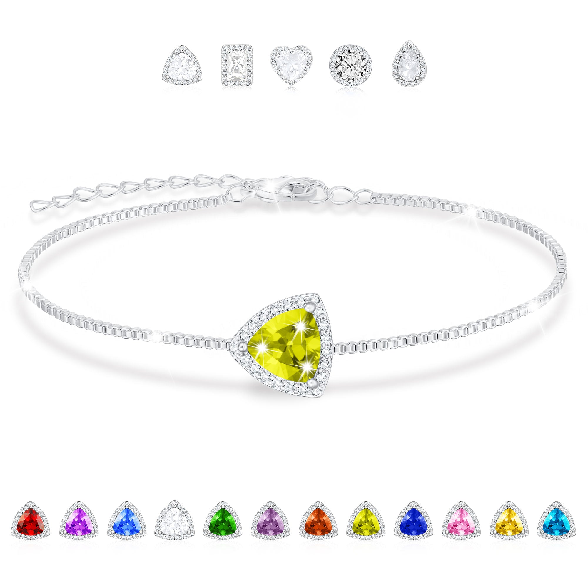 August Triangle Bracelet-S