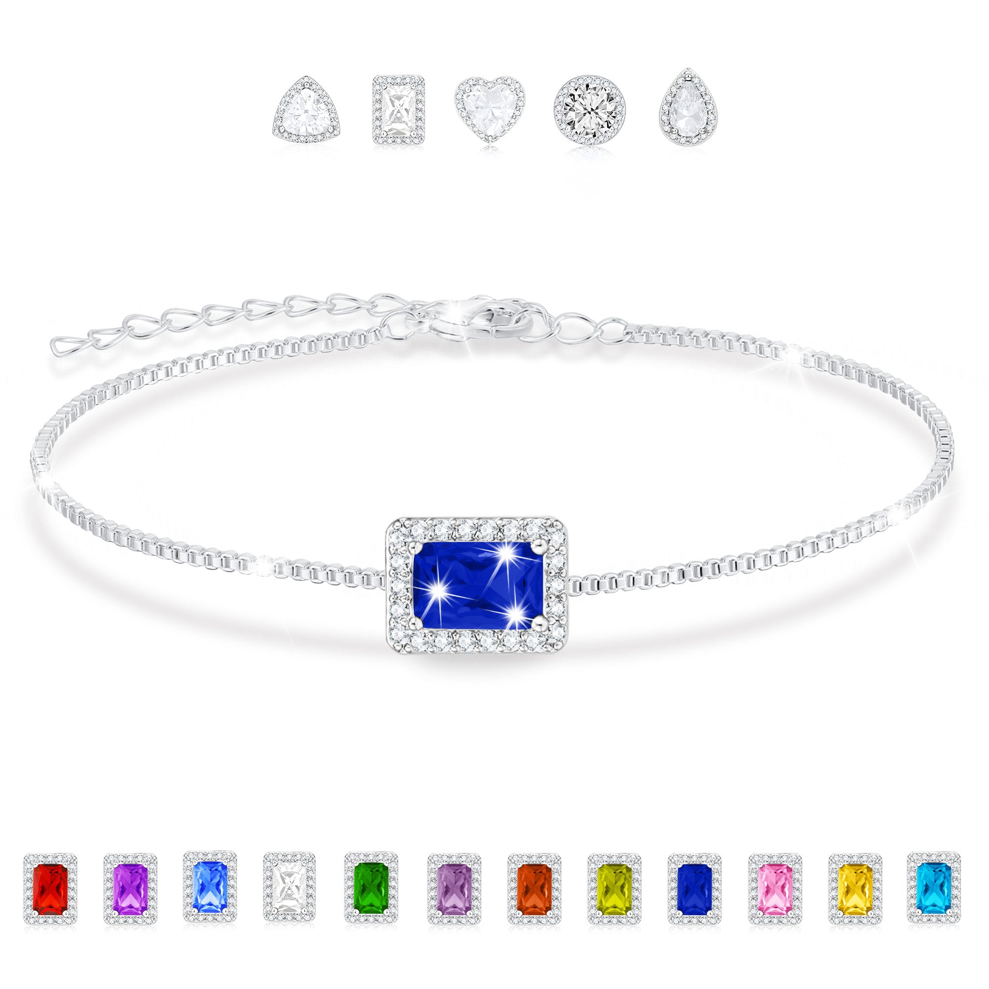 September Rectangle Bracelet-S