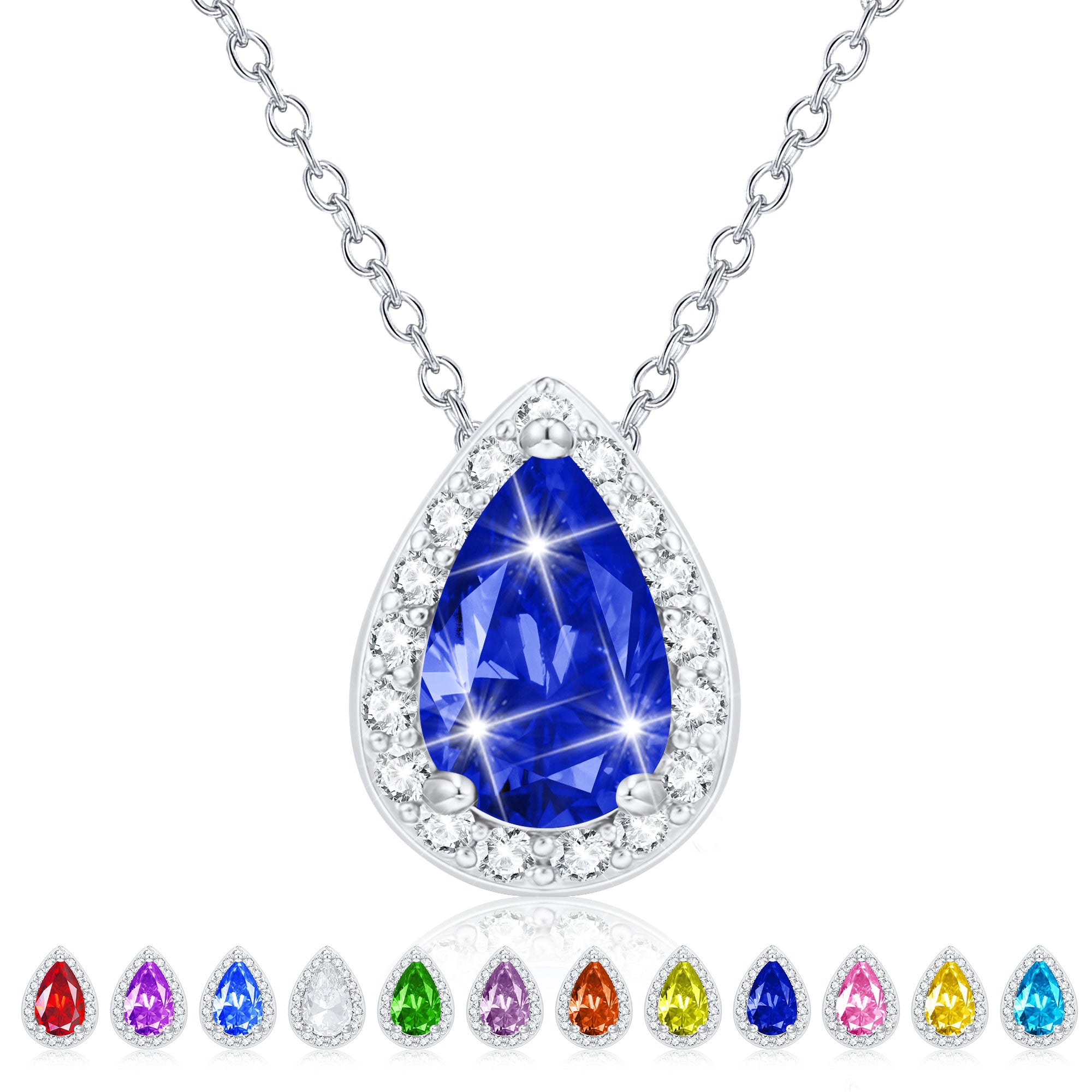 September Drop Necklace-S