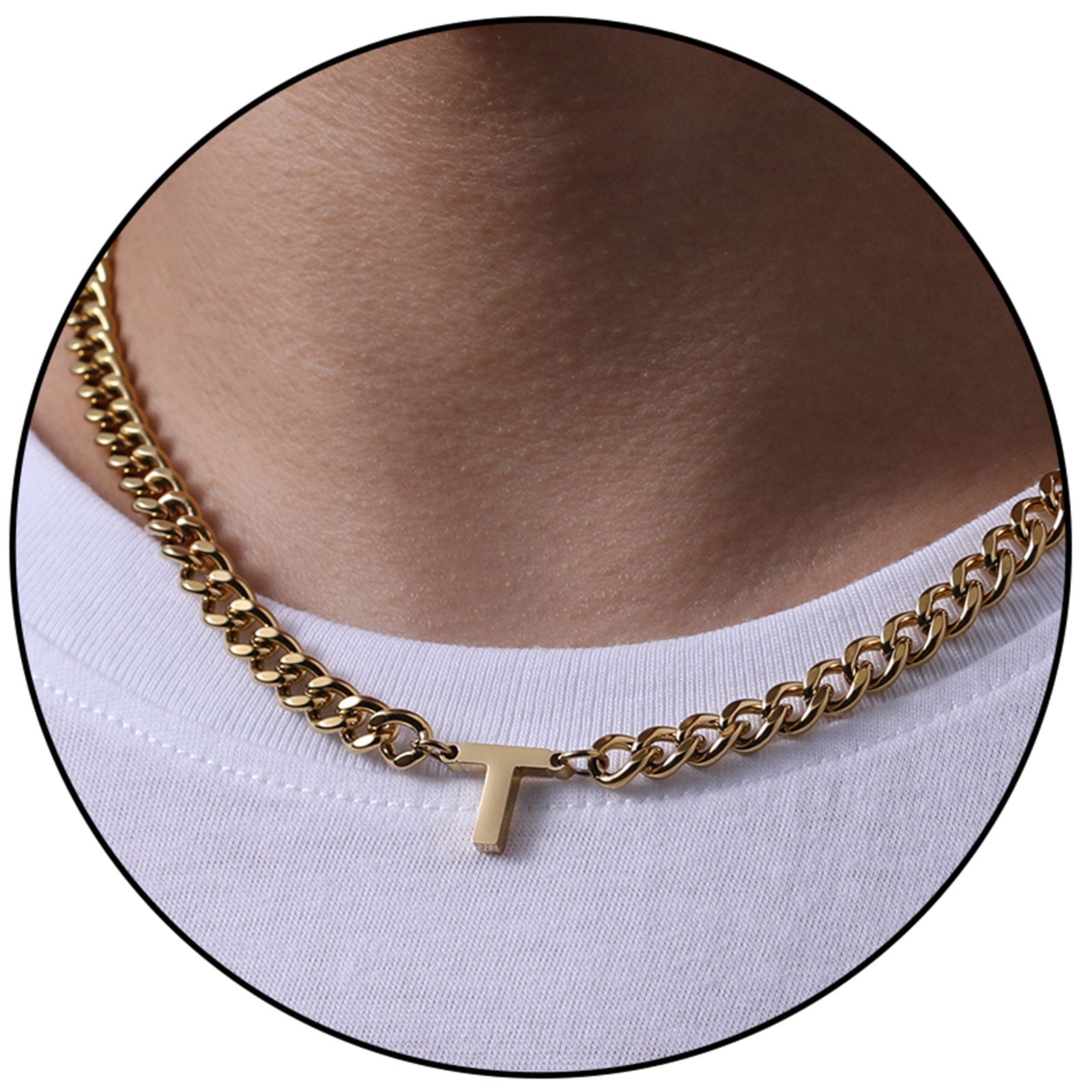 Gold-Cuban-T