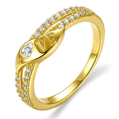 2pcs Oval Rings Set-G-11