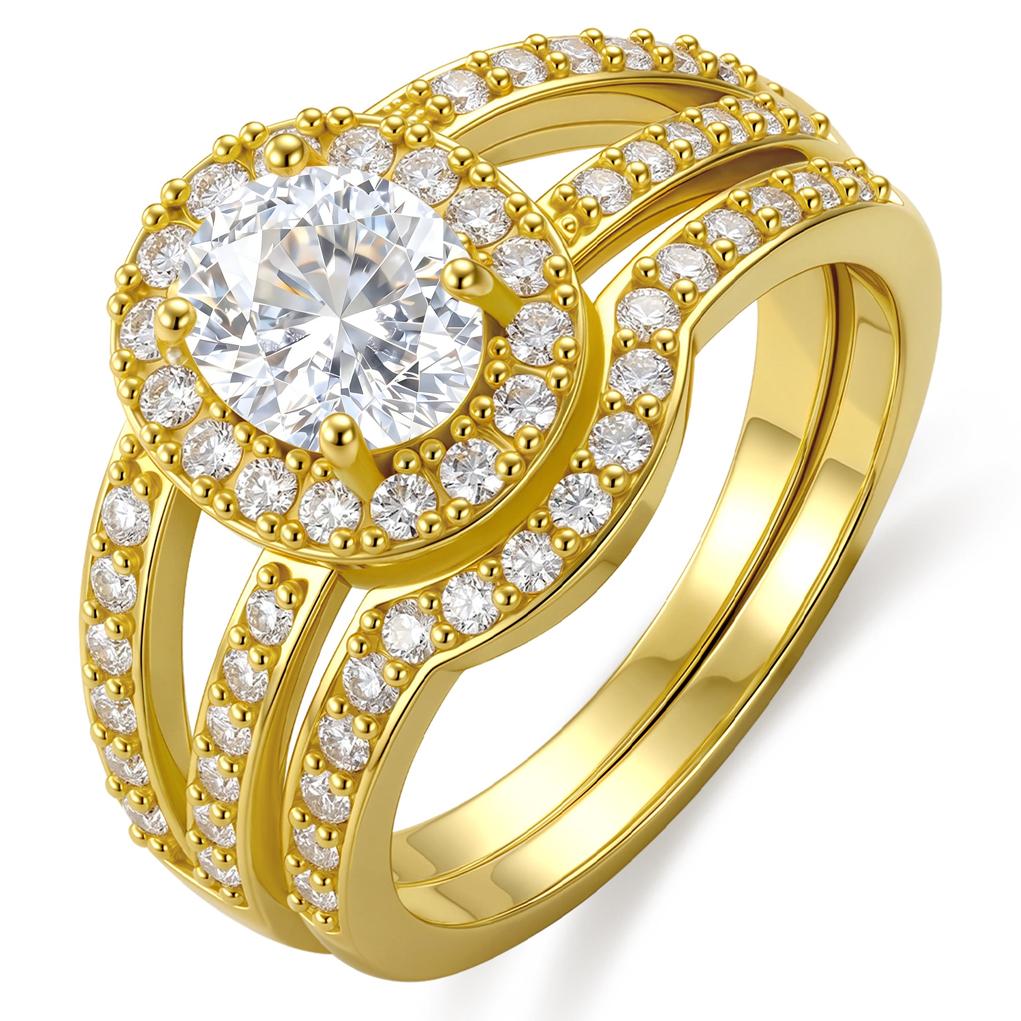 2pcs Oval Rings Set-G-11