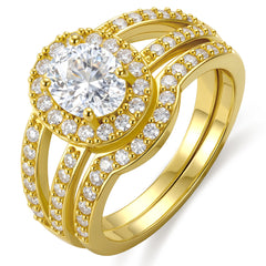 2pcs Oval Rings Set-G-11