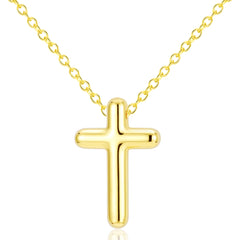 APSVO S925 Sterling Silver Plated Cross Necklaces for Women Cross Pendant Chain Catholic Religious Christian First Communion Birthday Graduation Mothers Day Jewelry Gifts Teen Her Mom Age Ideas